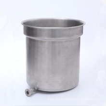 customized sheet metal OEM brushed stainless steel water buckets